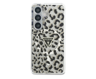 Guess Etui Leopard Print Triangle MagSafe do Galaxy S26 czarny - 1522705 - zdjęcie 2